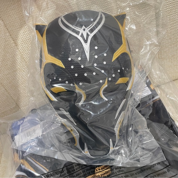 NEW Marvel Girl‎ Black Panther Halloween Costume Girls Size Small 4-7 w/ Mask - Picture 5 of 8